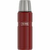 Thermos 16-Ounce Stainless King Vacuum-Insulated Stainless Steel Compact Bottle (Matte Red) SK2000MR4